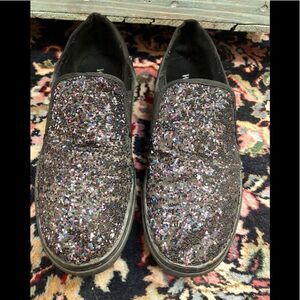 Beautiful black shimmery step ins by Wanted 81/2